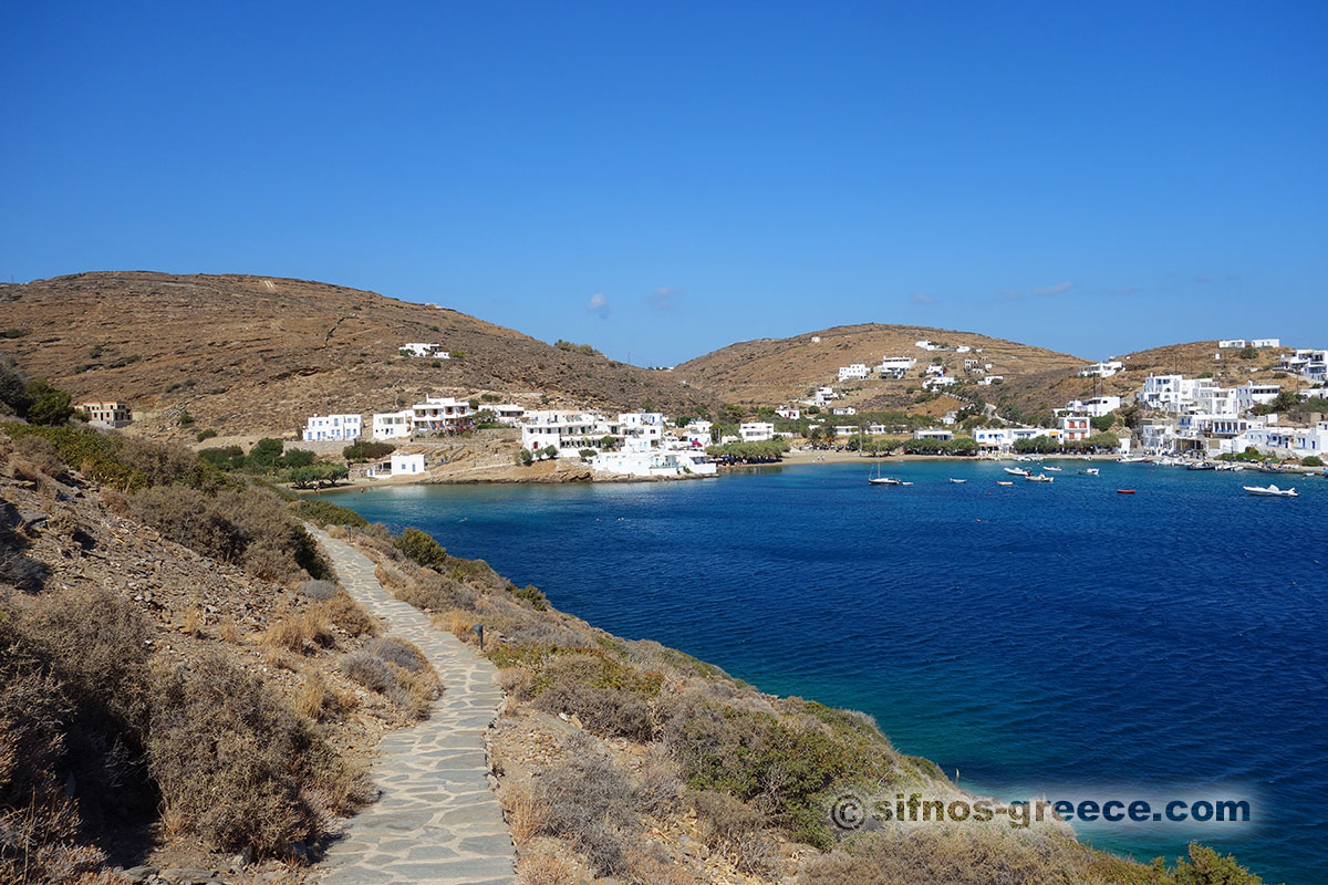 Il villaggio di Faros e il percorso a Glifo-Chrissopigi