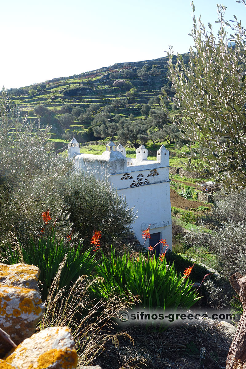 A colombaia nel percorso per Kato Petali