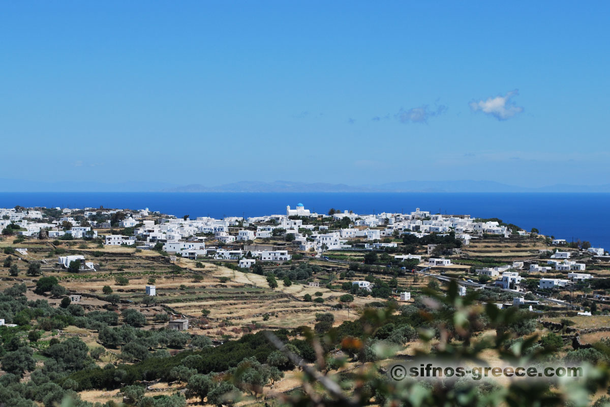 I villaggi centrali di Sifnos