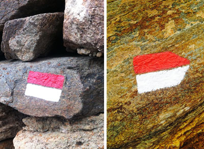 L'inizio del percorso per il Profeta Elia a Sifnos